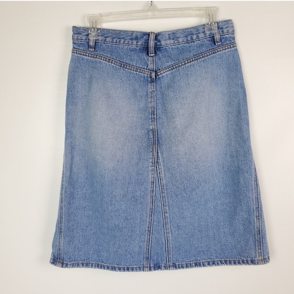 GAP Cotton Jean Skirt 100% Cotton NWOT Sz 6 - Picture 4 of 5